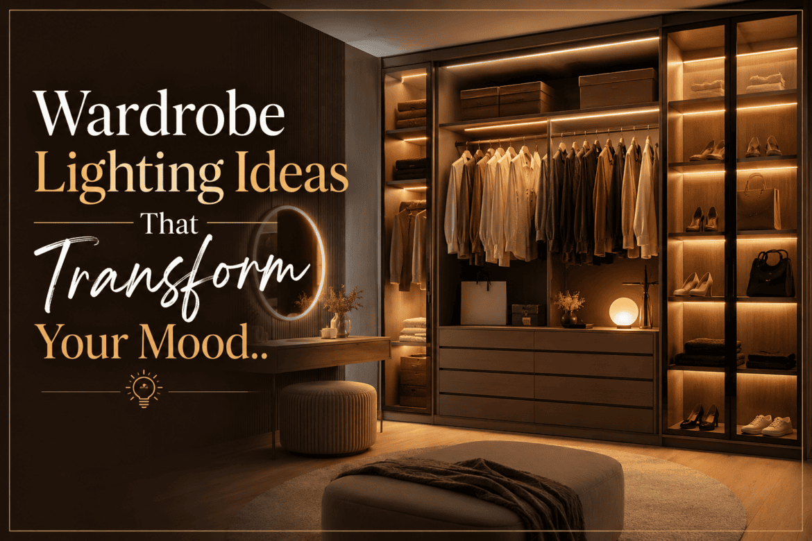 Wardrobe Lighting Ideas That Transform Your Mood