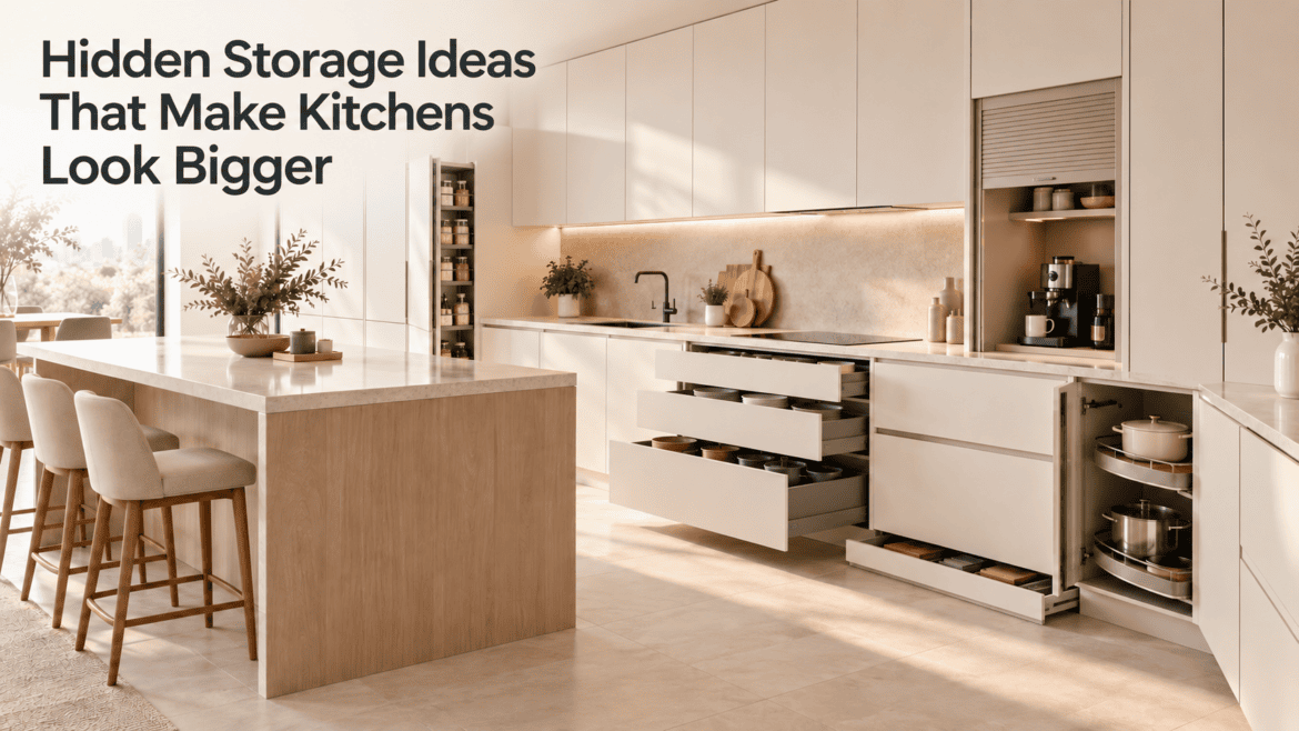 Hidden Storage Ideas That Make Kitchens Look Bigger