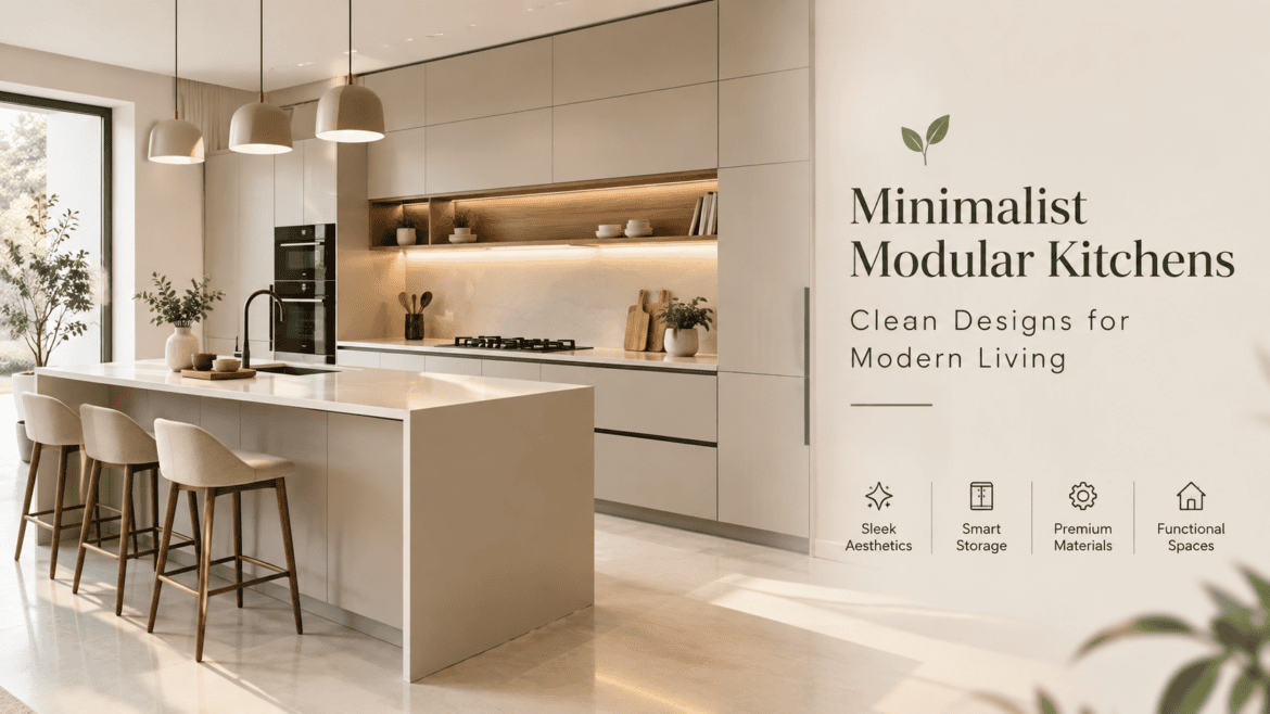 Minimalist Modular Kitchens: Clean Designs for Modern Living